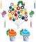 World of Eric Carle 103-Piece The Very Hungry Caterpillar Happy Birthday Bulletin Board Set, Eric Carle Very Hungry Caterpillar Cupcake Birthday Party Decorations for Bulletin Board & Classroom Decor